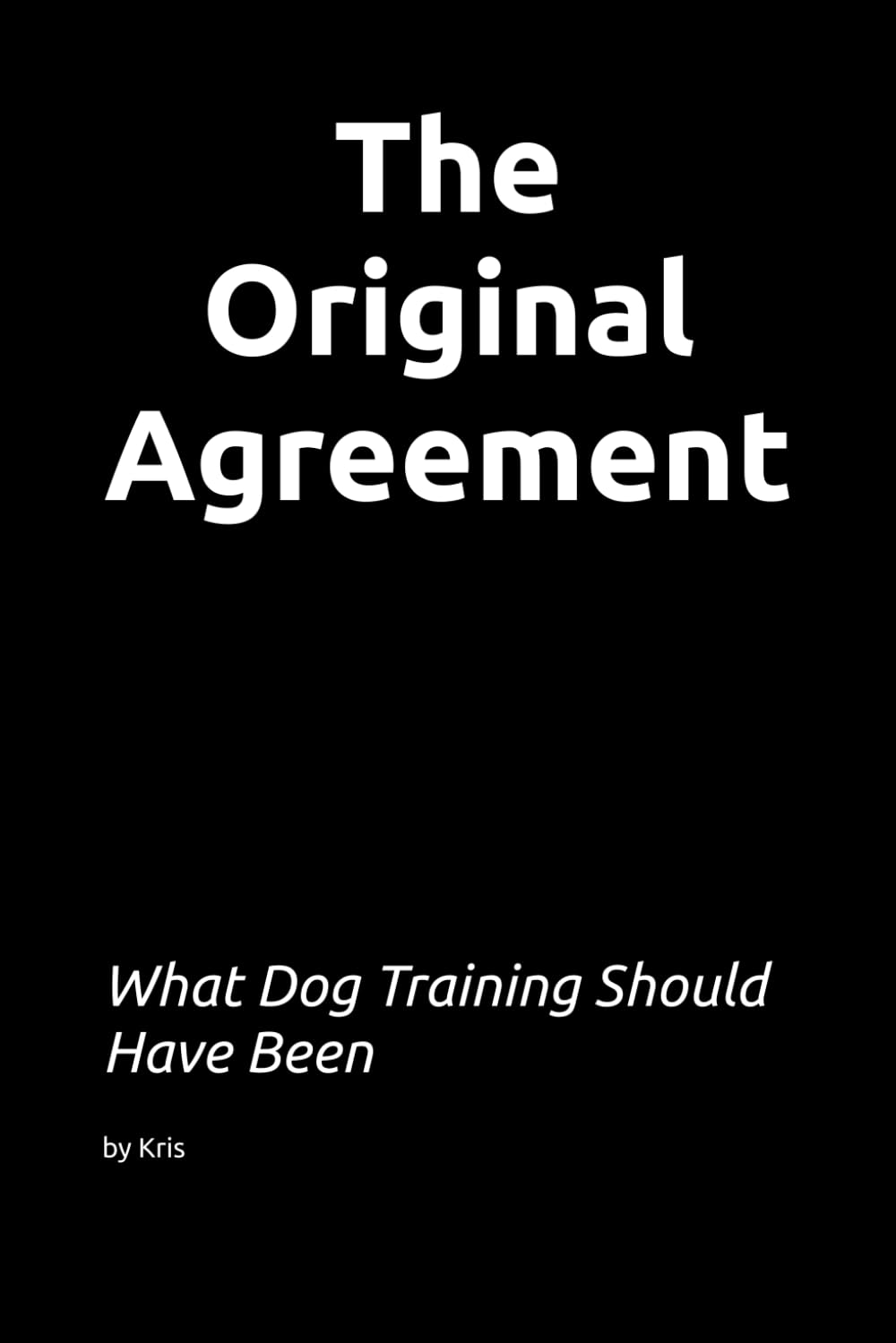 Cover: The Original Agreement